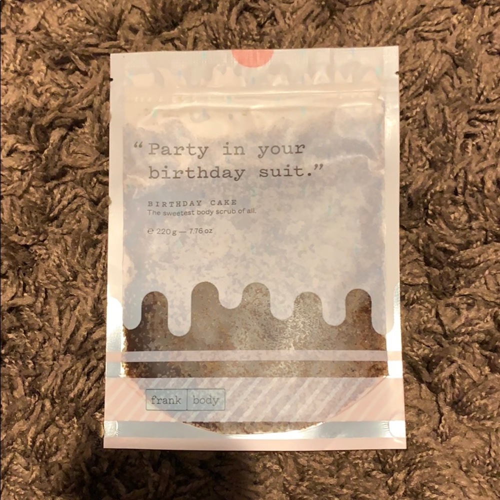 Frank bod body scrub